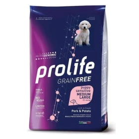 Prolife Dog Grain Free Medium/Large Puppy Maiale/Patate kg 10