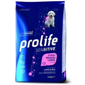 Prolife Dog Sensitive Puppy Medium/Large Agnello/Riso Kg 10