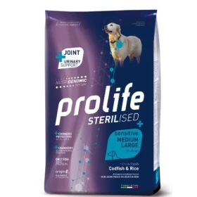 Prolife Dog Sterilized Sensitive Medium/Large Merluzzo/Riso 10kg