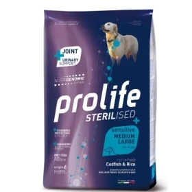 Prolife Dog Sterilized Sensitive Medium/Large Merluzzo/Riso 10kg