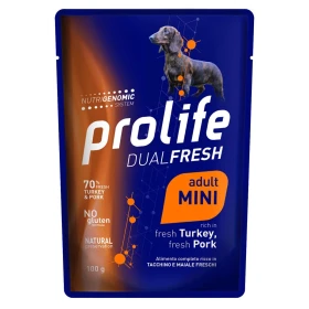 Prolife Dog Um Dual Buste Mini Tacchino 10 x Gr 100