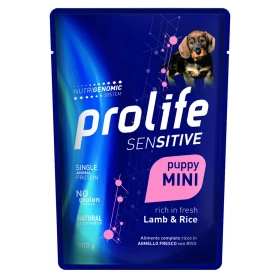 Prolife Dog Um Sensitive BustE Puppy Mini Agnello 10 x 100g
