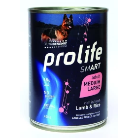 Prolife Dog Um Smart Medium/Large Agnello/Riso 400g