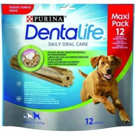 Purina Dentalife Large - Snack dentale per cani, 12 stick (426 g)