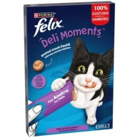 Purina Felix Deli Moments all'Anatra 4 x 10 g