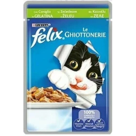 Purina Felix Ghiottonerie Coniglio in Gelatina 26 x 85 g