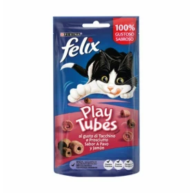 Purina Felix Play Tubes Tacchino e Prosciutto 50 g