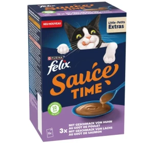Purina Felix Sauce Time Pollo e Salmone 6 x 40 g