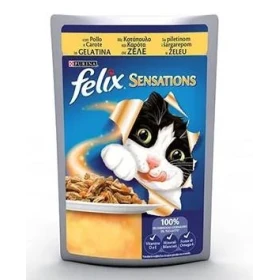 Purina Felix Sensation Pollo e Carote in Gelatina 26 x 85 g