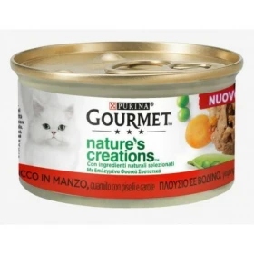 Purina Gourmet Creations Manzo, Piselli e Carote 85 g