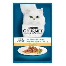 Purina Gourmet Perle Filetti di Tacchino 26 x 85 g