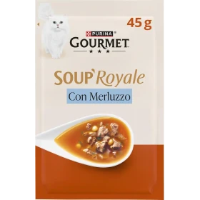 Purina Gourmet Soup Royale Merluzzo – 30 x 45 g