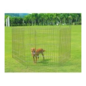 Record Recinto per cani - 6 pannelli 150 x 75 x 84h cm