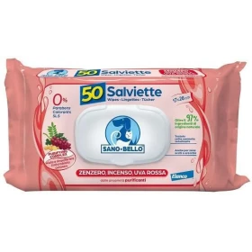 Salviettes Elanco Zenzero Incenso e Uva Rossa 50 Pz