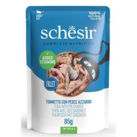 Schesir Buste Gatto Tonnetto e Pesce Azzurro 12 x 85 g