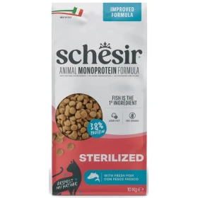 Schesir Cat Sterilized Pesce 10 kg - Crocchette per gatti sterilizzati