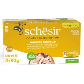 Schesir Cat Tonnetto/Pollo in Jelly 6 x 50 g