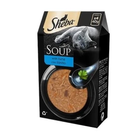 Sheba Soup Tonno 4 x 40 g per Gatti