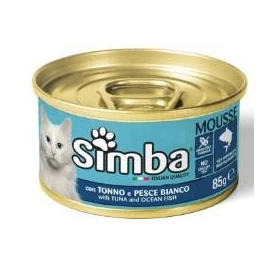 Simba Tonno e Pesce Bianco 85 g - Alimento umido per gatti