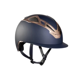 Suomy Apex Chrome - Casco equitazione blu opaco/rose gold