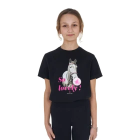 T-shirt bambina Equestro So Lovely in 100% cotone