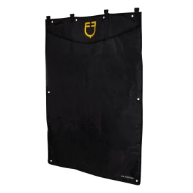 Tenda box lunga Equestro in cordura 135x200 con logo ricamato - Nero