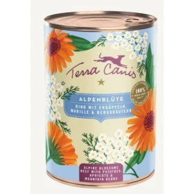 Terra Canis Flower Alpine Manzo 400 g