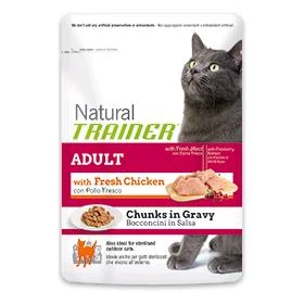 Trainer Natural Adult con Pollo Fresco Umido Gatto 12x85g