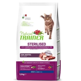 Trainer Natural Cat Sterilized Anatra 1,5 kg