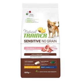 Trainer No Grain Mini Maiale 800g - Mangime Secco per Cani