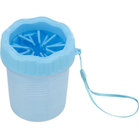 Trixie Pulisci Zampe S–M Blu in silicone/PP
