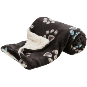 Trixie Blanket Jimmy Soft Coperta 100×70 cm Grigio/Beige