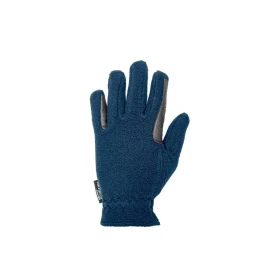 Umbria Equitazione Guanti in Pile con Inserti in Pelle Sintetica