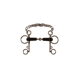 Umbria Equitazione Pelham in acciaio inox rivestito in gomma