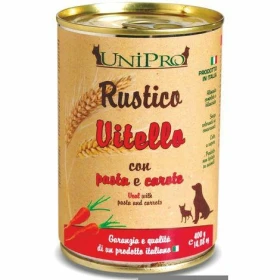 Unipro Rustico Vitello, Pasta Integrale e Carote 400 g