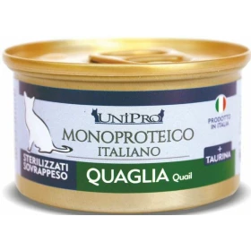 Unipro Unicamente Cat Quaglia Sterilized 85 g