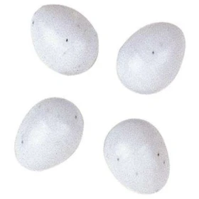 Ferplast Uova finte per uccelli in plastica - set 4 pz