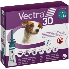 VECTRA 3D Canini 4-10 kg 3 Pipette - CEVA