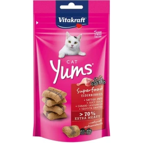 Vitakraft Cat Yums Superfood Sambuco e Anatra 40 g