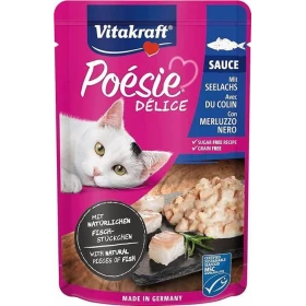 Vitakraft Poesie Delice Sauce Merluzzo Nero 23 x 85 g