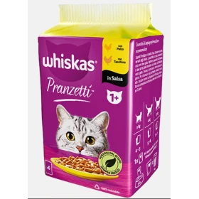 Whiskas Pranzetti Carni Bianche 1+ Pollo e Tacchino 6x50g