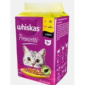 Whiskas Pranzetti Carni Bianche 7+ Pollo/Tacchino 6 x 50 g