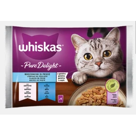 Whiskas Pure Delight Bocconcini di Pesce 4x85g