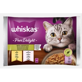Whiskas Pure Delight Menù Assortito 4 x 85 g