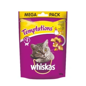 Whiskas Temptations snack con Pollo e Formaggio - 180 gr