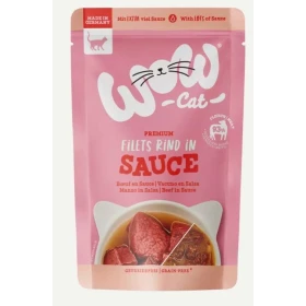 Wow Cat BST Gravy Manzo 8 x 85g - WOW