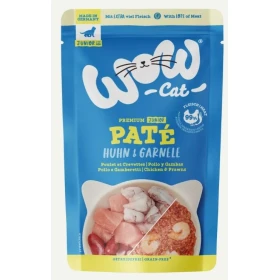 WOW Cat BST Pâté Kitten Pollo e Gamberi 12 x 125g