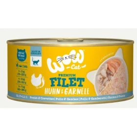 Wow Cat Filetto Pollo e Gamberi 70g