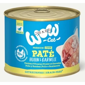 WOW Cat Junior Pollo/Gamberetti 200g - Mangime Umido per Gatti
