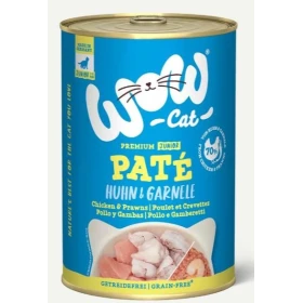 WOW Cat Junior Pollo/Gamberetti 400g